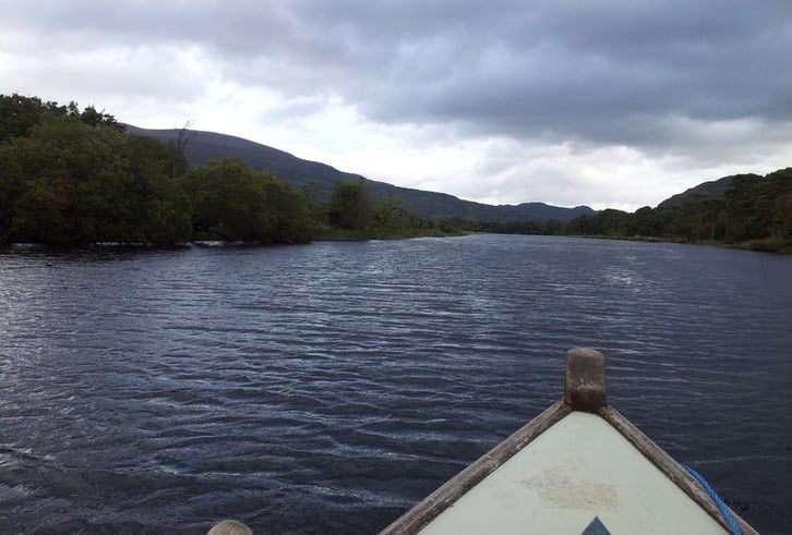 Caragh 2012 going down river